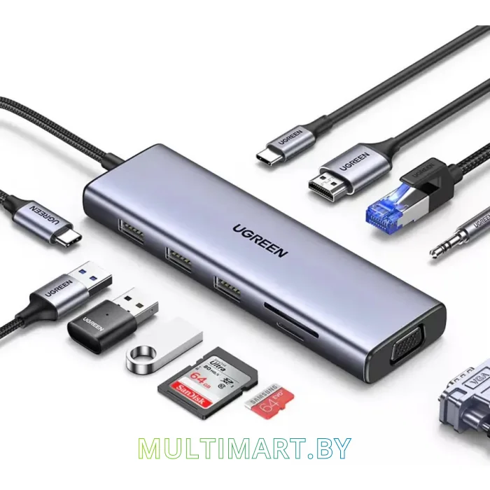 Док-станция Ugreen CM498 (15601)